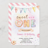 Dout ONEの誕生日の招待 招待状 (正面/裏面)