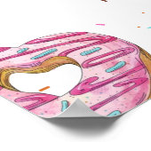 Dout Sweet One Girl Sprinkles Poster Welcome Sign ポスター (角)