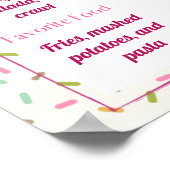 Dout Themedベビーの第1期マイルストーンのポスター ポスター (角)