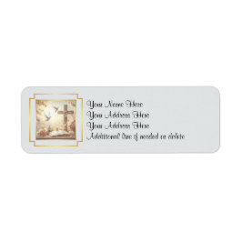 DoveおよびCrossカスタマイズ可能差出人住所ラベル ラベル