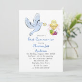 DoveとHost First Communion 招待状 (スタンド正面)