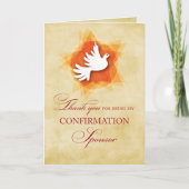 Doveは私の確認のスポンサーになってくれてありがとう サンキューカード (正面)