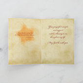 Doveは私の確認のスポンサーになってくれてありがとう サンキューカード (内部)