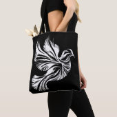 Doveアウトライン トートバッグ (クローズアップ)