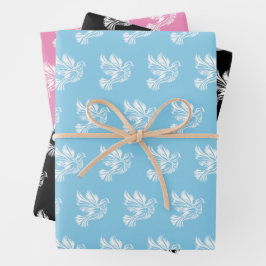 Doveアウトライン ラッピングペーパーシート