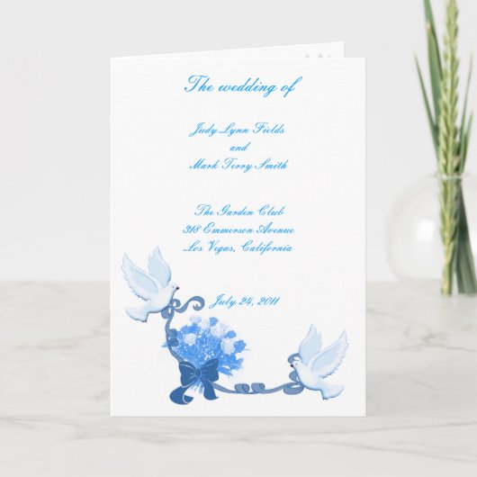 Doveカスタムプログラムカード プログラム (正面)