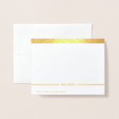 Doveカスタム Foilノートカード 箔カード (裏面封筒付き)