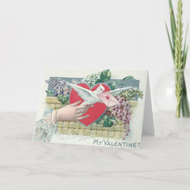 Doveハート-忘れ Me-Not Valentine シーズンカード