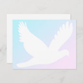 Doveフラットノートカード ノートカード (正面/裏面)