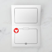 Doveフローラシャロームグリーティングカード カード (内部)