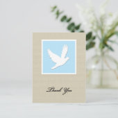 Dove悔やみや弔慰サンキューハガキ ポストカード (スタンド正面)