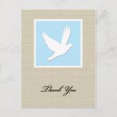 Dove悔やみや弔慰サンキューハガキ ポストカード (正面)