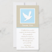 Dove悔やみや弔慰サンキューフォトカード サンキューカード (正面)