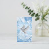 Dove祈りの言葉カード – グロー後 名刺 (スタンド正面)