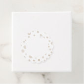 Dove紙吹雪水色ドットメッセージカード フェイバータグ (インサイチュ)