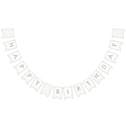 Dove紙吹雪水色ドット束フラグ バンティングフラッグ (全)