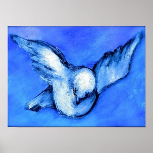 Dove-オリジナルアートby SQ Streater ポスター (正面)