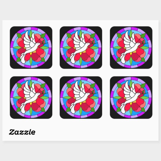 Dove スクエアシール (シート)