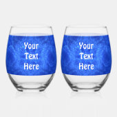 Dove – フラクタル(シャロムフラクタル) ステムなしワイングラス (裏面)