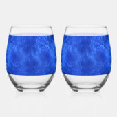 Dove – フラクタル(シャロムフラクタル) ステムなしワイングラス (左)