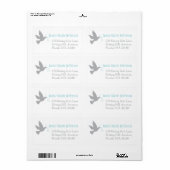 Dove aquaの返結婚信大住所 シール (フルシート)