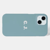 Dove Blue iPhoneケパーソナライズされたース Case-Mate iPhoneケース (裏面 (横))