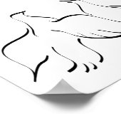 Dove Couple Clipart ポスター (角)