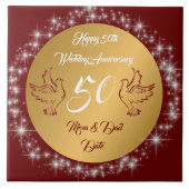 Dove Customize Happy Gold 50th Anniversary タイル (正面)