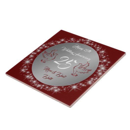 Dove Customize Happy Silver 25th Anniversary タイル (側面)