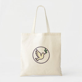 Dove Emblem Tote Bag – Peace, Simplicity & Style トートバッグ