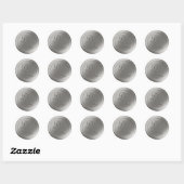 Dove Gray 2文字モノグラムワックスシール ラウンドシール (シート)