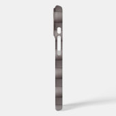 Dove Grey & Dusty Rose Silk Weave Texture Pattern Case-Mate iPhoneケース (裏面 / 左)