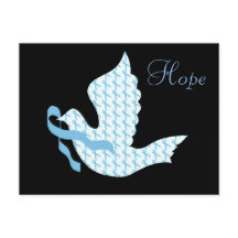 Dove of Hope Light Blue Ribbon – 前立腺がん