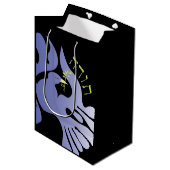 Dove of Peaceこうもりバー(ユダヤ教の)バル・ミツバーありがとうギフトカード ミディアムペーパーバッグ (正面アングル)