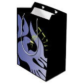 Dove of Peaceこうもりバー(ユダヤ教の)バル・ミツバーありがとうギフトカード ミディアムペーパーバッグ (裏面アングル)