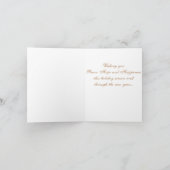 Dove of Peaceクリスマスホリデーカード シーズンカード (内部)