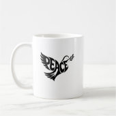 Dove of Peace コーヒーマグカップ (左)