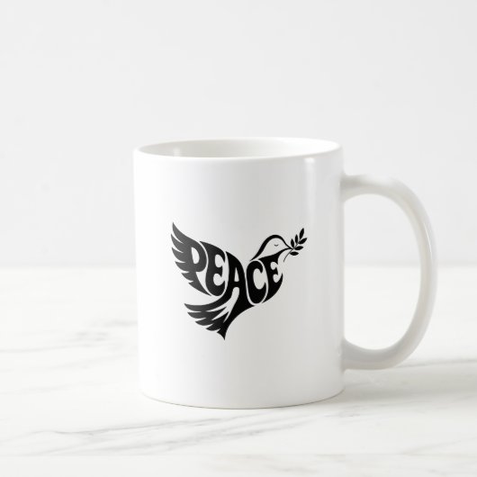 Dove of Peace コーヒーマグカップ (右)