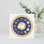 Dove of Peace 5.25インチx 5.25インチフラットカード (スタンド正面)