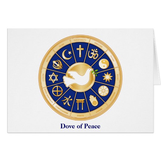 Dove of Peace Card (正面横)