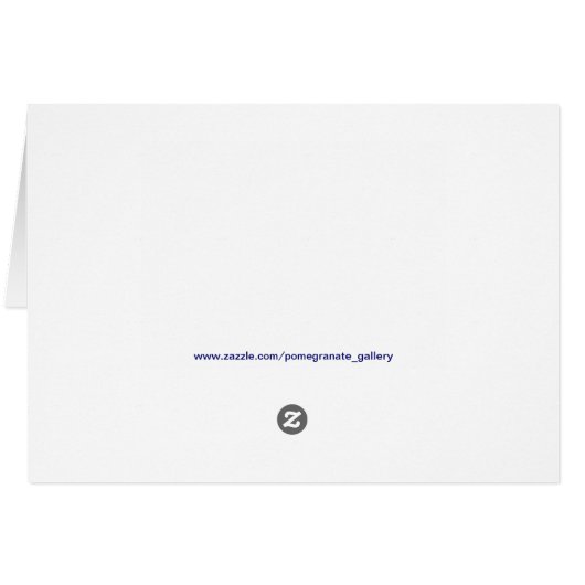 Dove of Peace Card (裏面横)