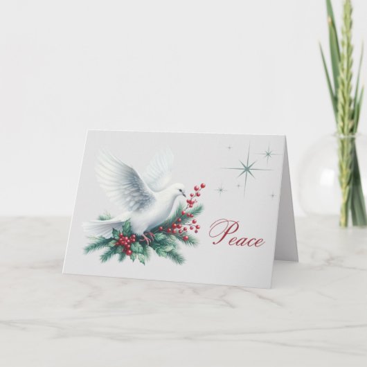 Dove of Peace Christmas Card シーズンカード (正面)