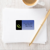 Dove of Peace Leaf差出人住所シール ラベル (インサイチュ)