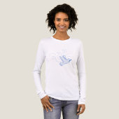 Dove of Peace. Peace in the World.  トライブレンドＴシャツ (正面全体)