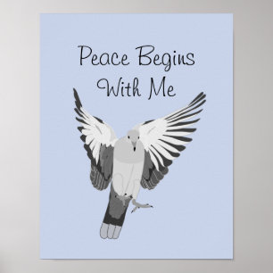 Dove - Peace Beginning Meプリント ポスター