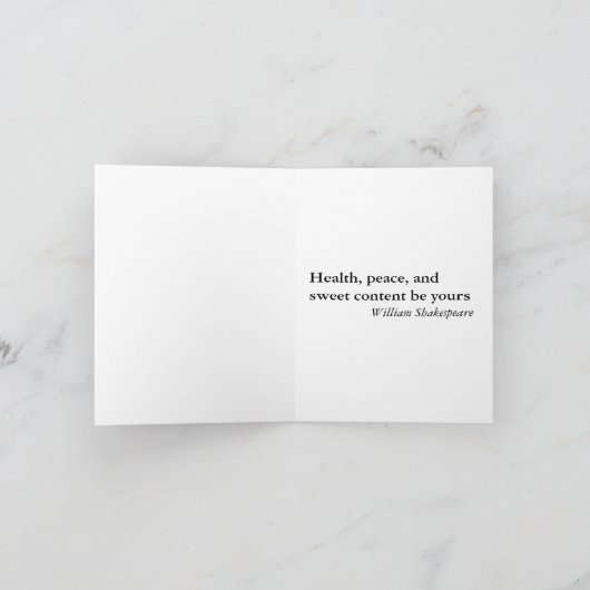 Dove -- Peace with Shakespeare シーズンカード (内部)