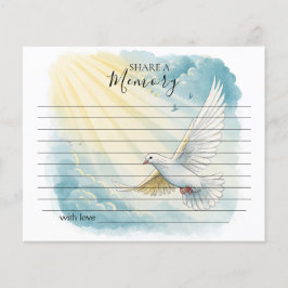 Dove Sunlight共有メモリ葬儀カード