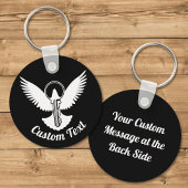 Dove with鍵Keychain キーホルダー