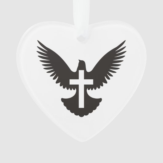 Dove with Crossオーナメント オーナメント (正面)