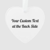 Dove with Crossオーナメント オーナメント (裏面)